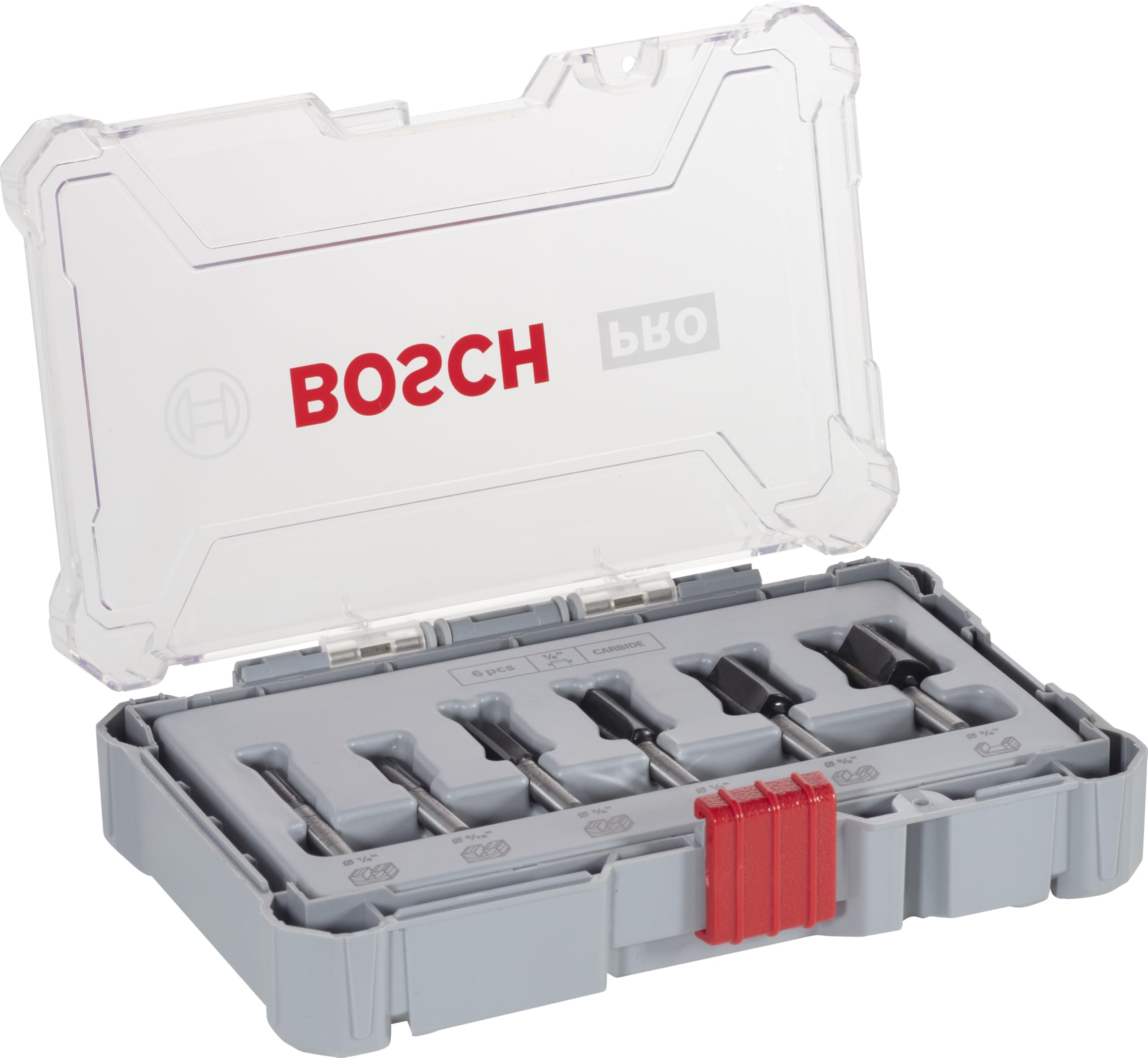 Bosch PRO kit fraises mixtes bois 15 pcs 8 mm
