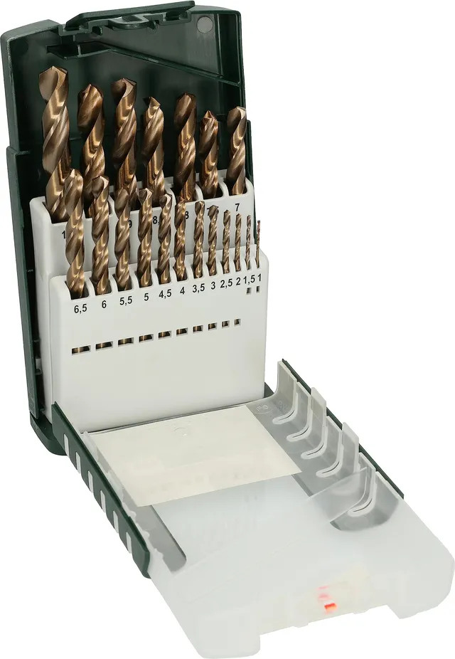 Bosch set 19 forets HSS-Cobalt 1-10 mm métal