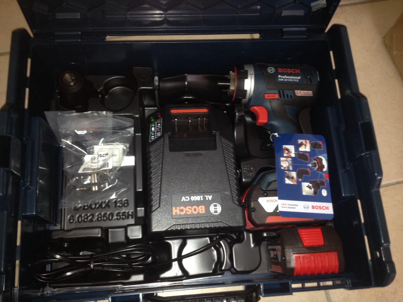 Bosch GSR 18V-LI FC2 FlexiClick visseuse percussion 18V