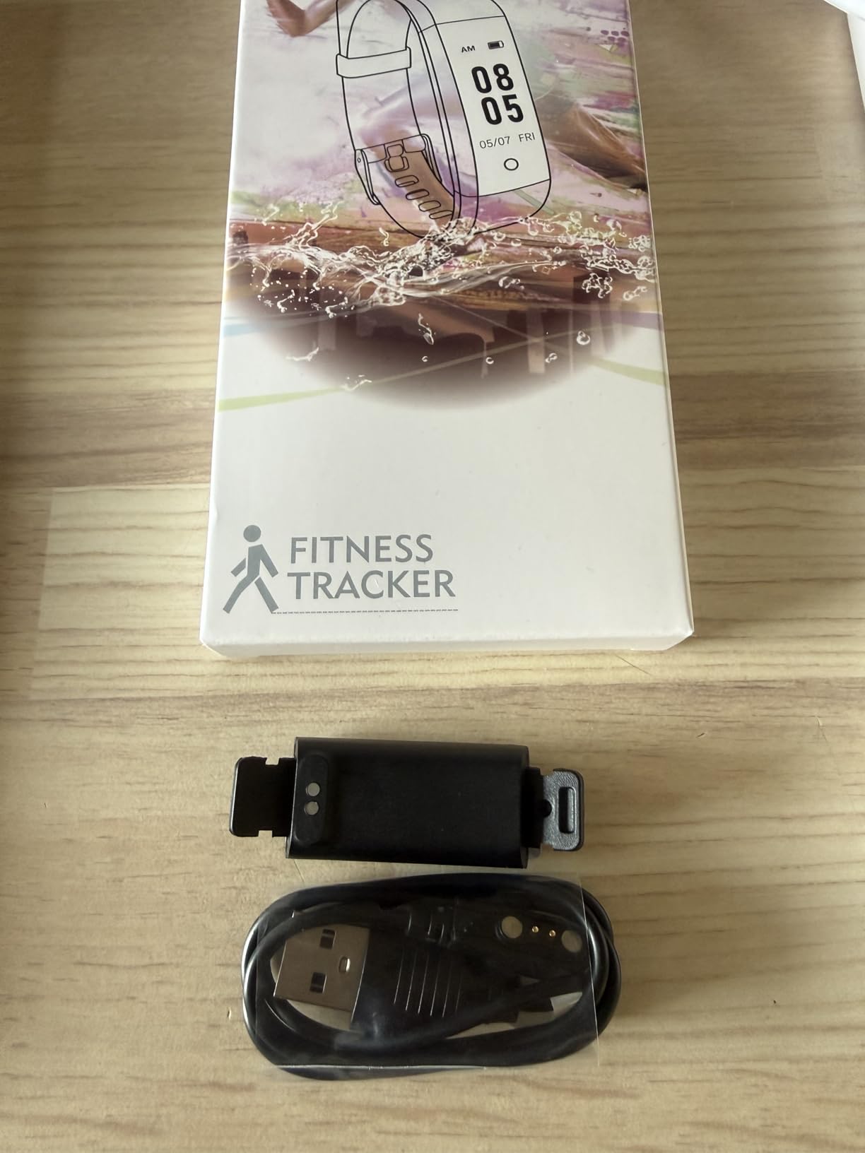 GRV montre podomètre marche rose non connectée sans Bluetooth