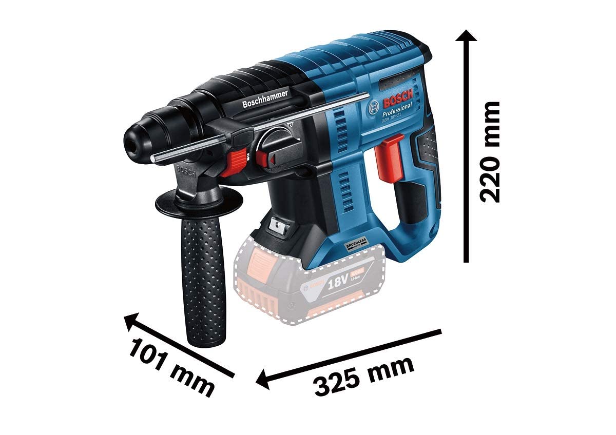 Bosch GBH 18V-21 perforateur sans fil 18V coffret 2J