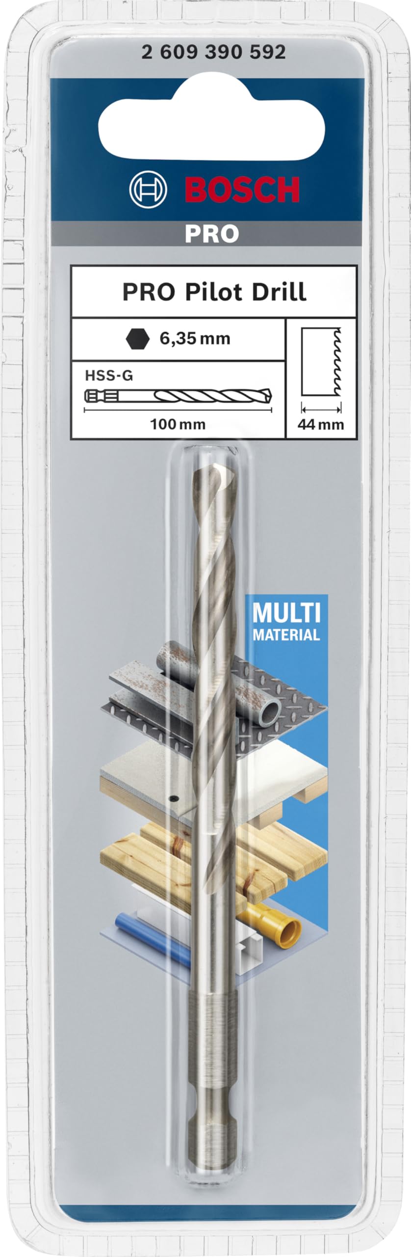 Bosch PRO Pilot foret pilote scie trépan 100 mm Q-Lock