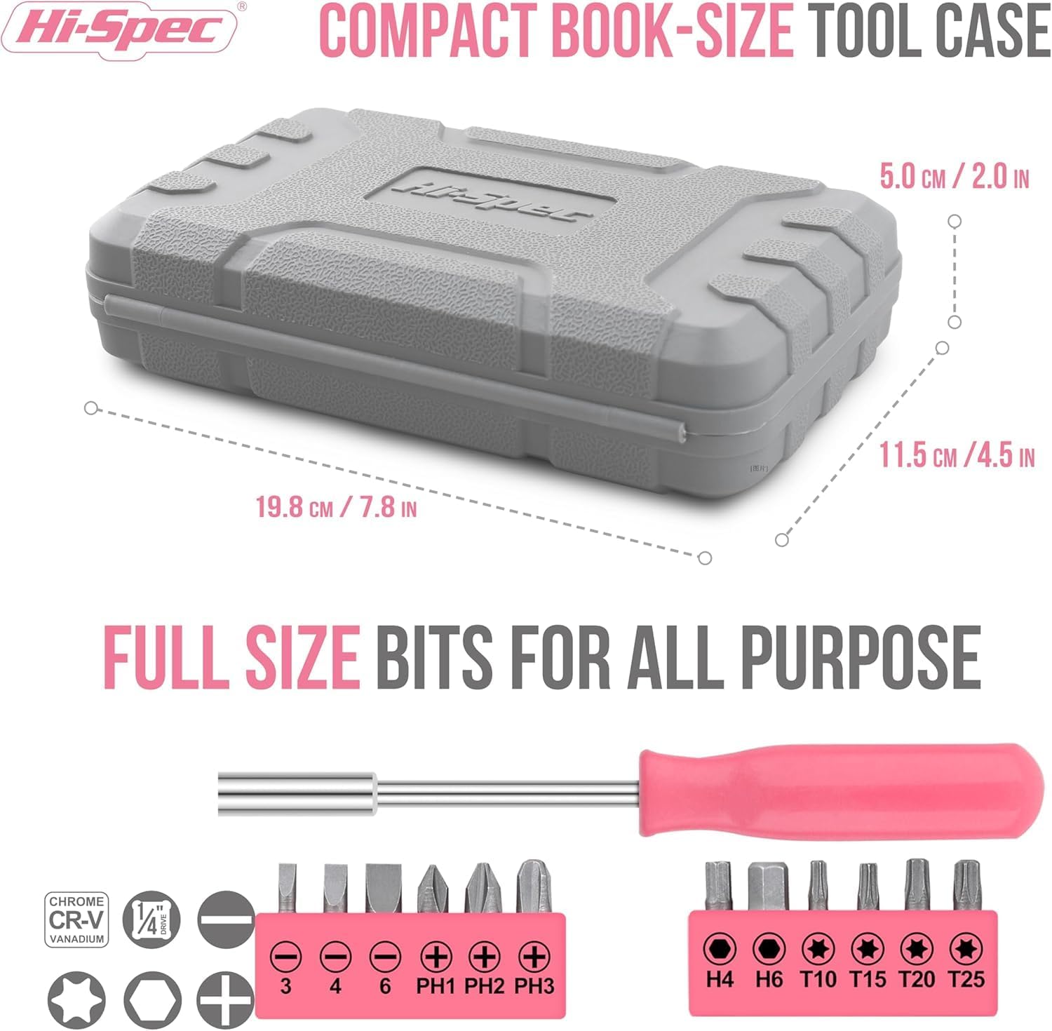 Hi-Spec Tool Kits jaune+rose kit 2x24 pcs maison