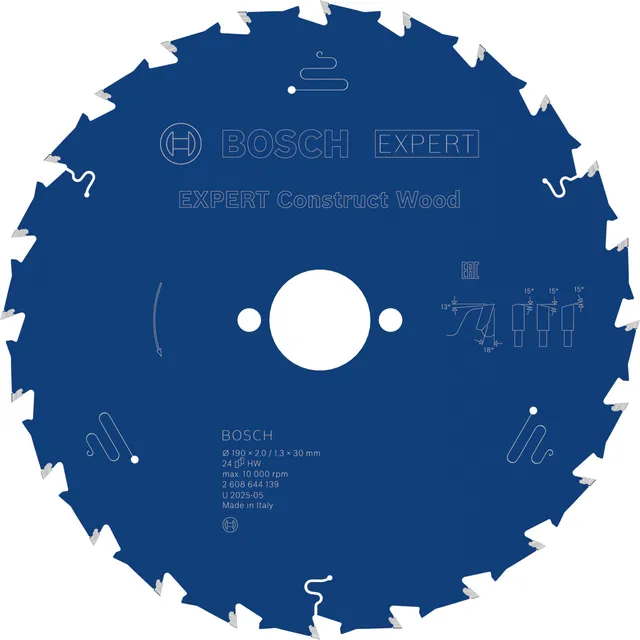 Bosch EXPERT Construct Wood lame scie circulaire 190 mm
