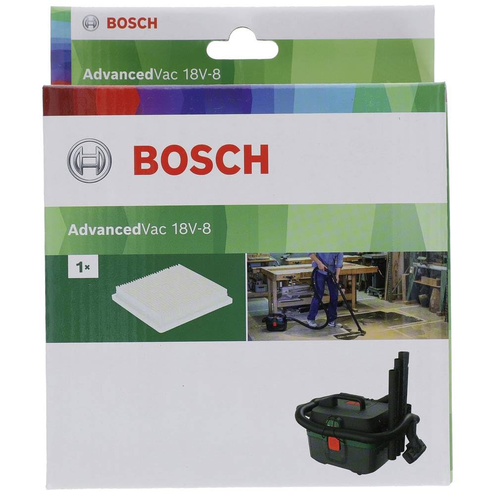 Bosch filtre plissé plat AdvancedVac 18V-8 cellulose 1 pc
