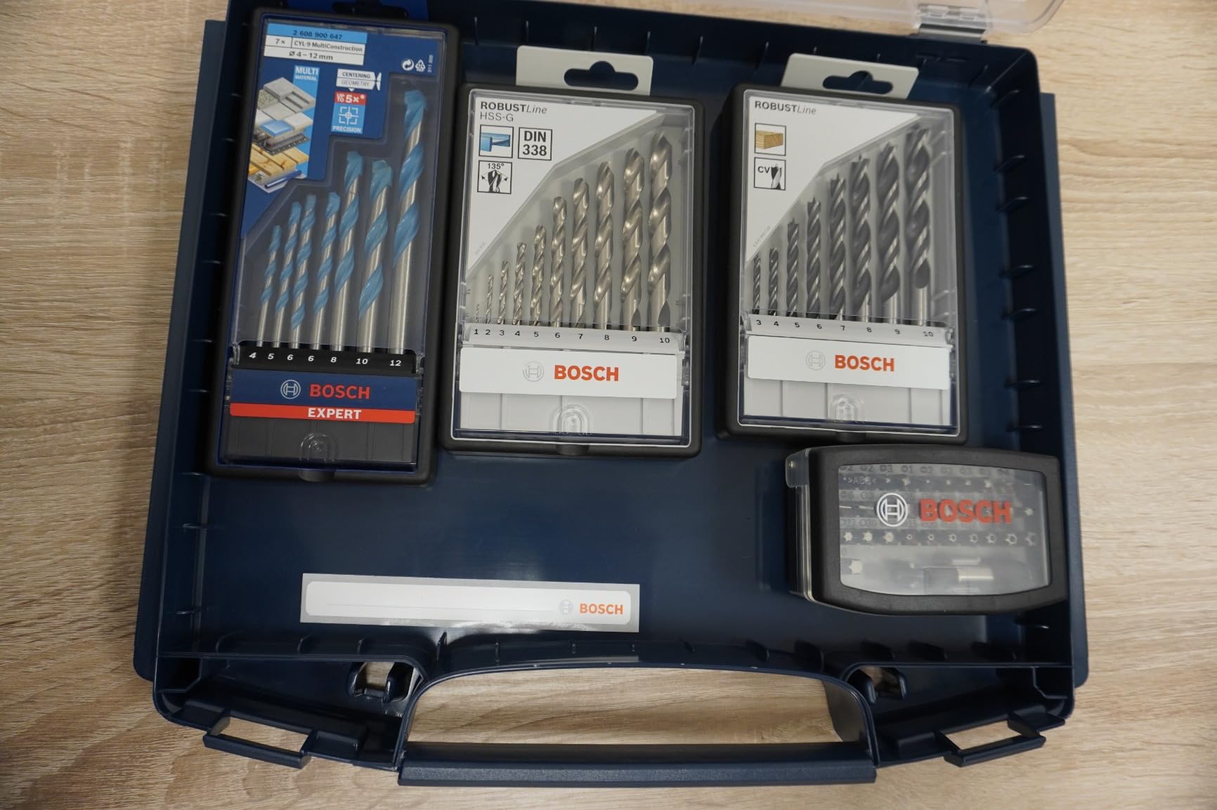 Bosch Robust CYL-9 assortiment forets + embouts L-BOXX
