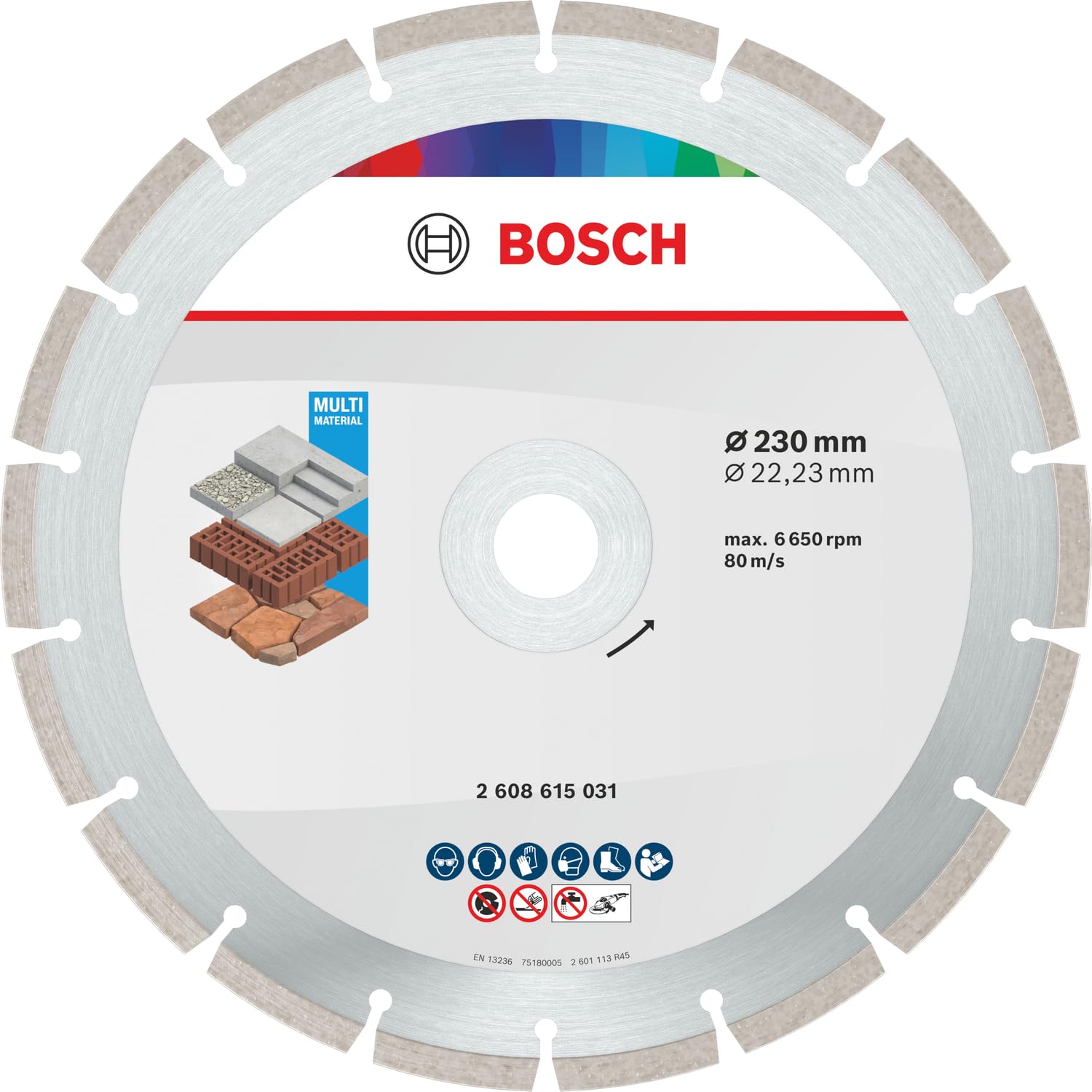 Bosch Multi Material disque diamant 22,23 mm béton brique