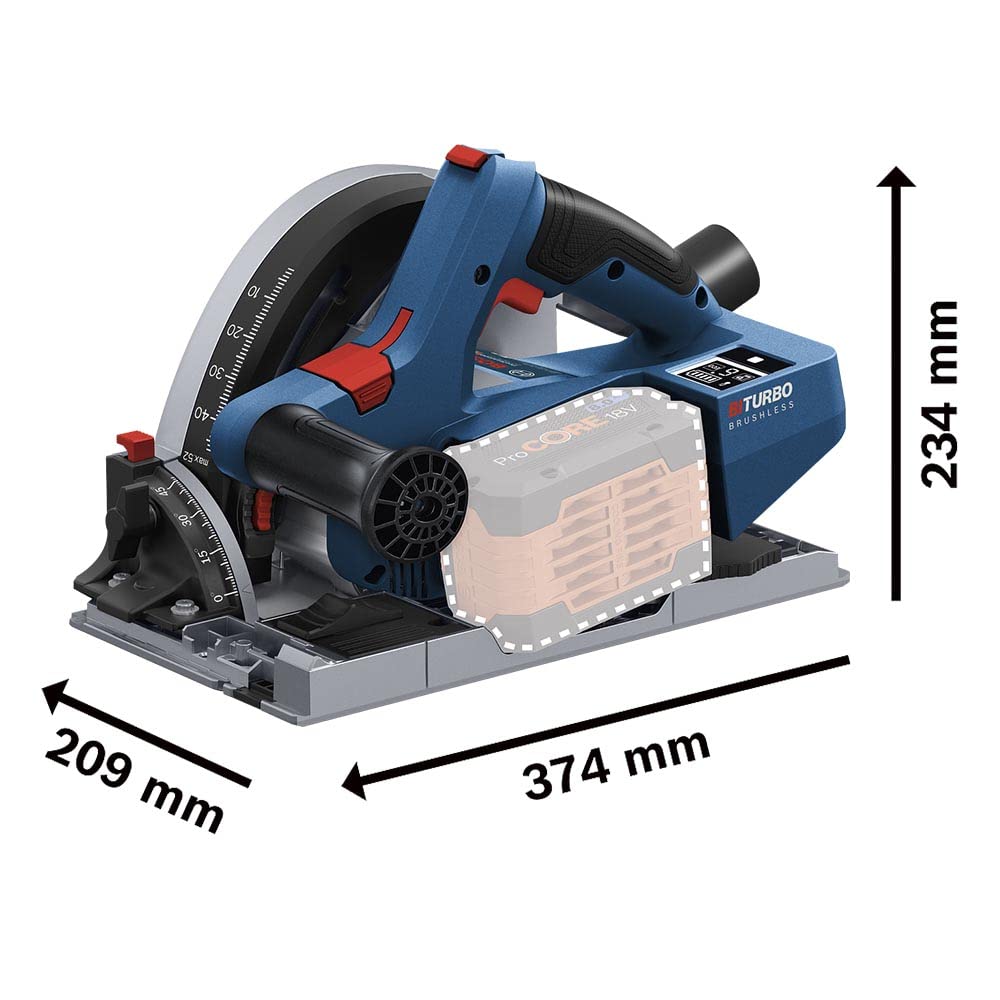 Bosch GKT 18V-52 GC scie plongeante 18V 140 mm L-BOXX