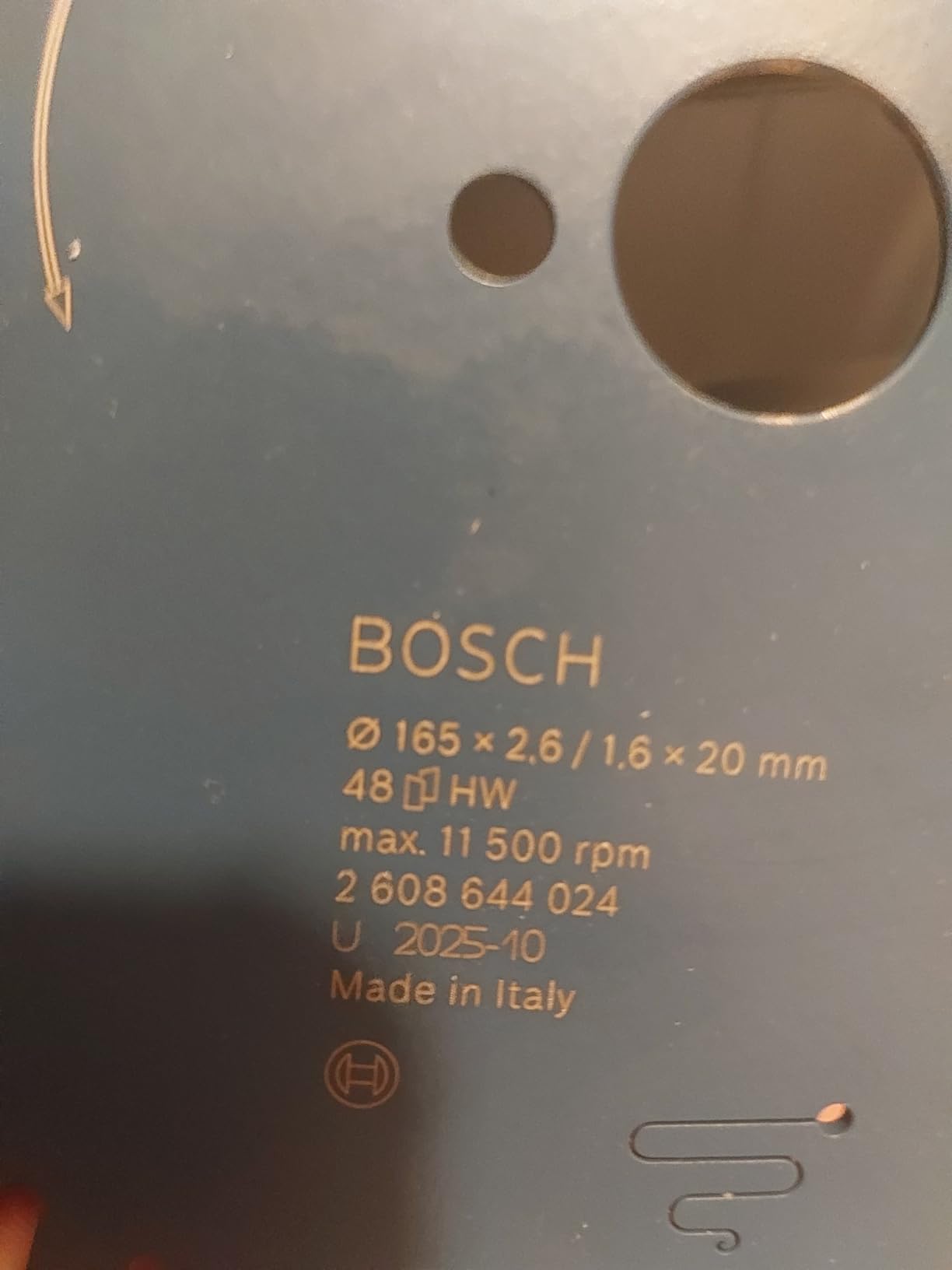Bosch EXPERT Wood lame scie circulaire 165 mm 48 dents
