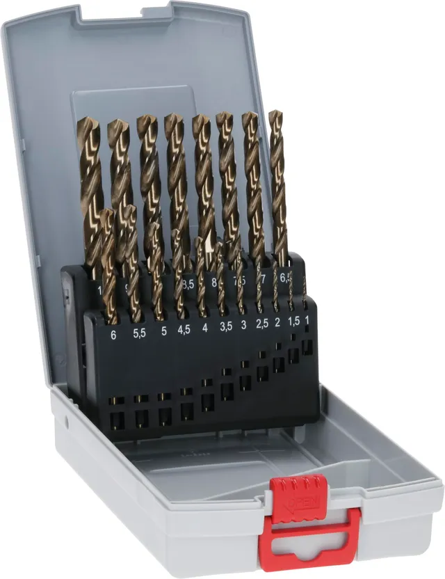 Bosch PRO Stainless Steel coffret forets 19 pcs inox