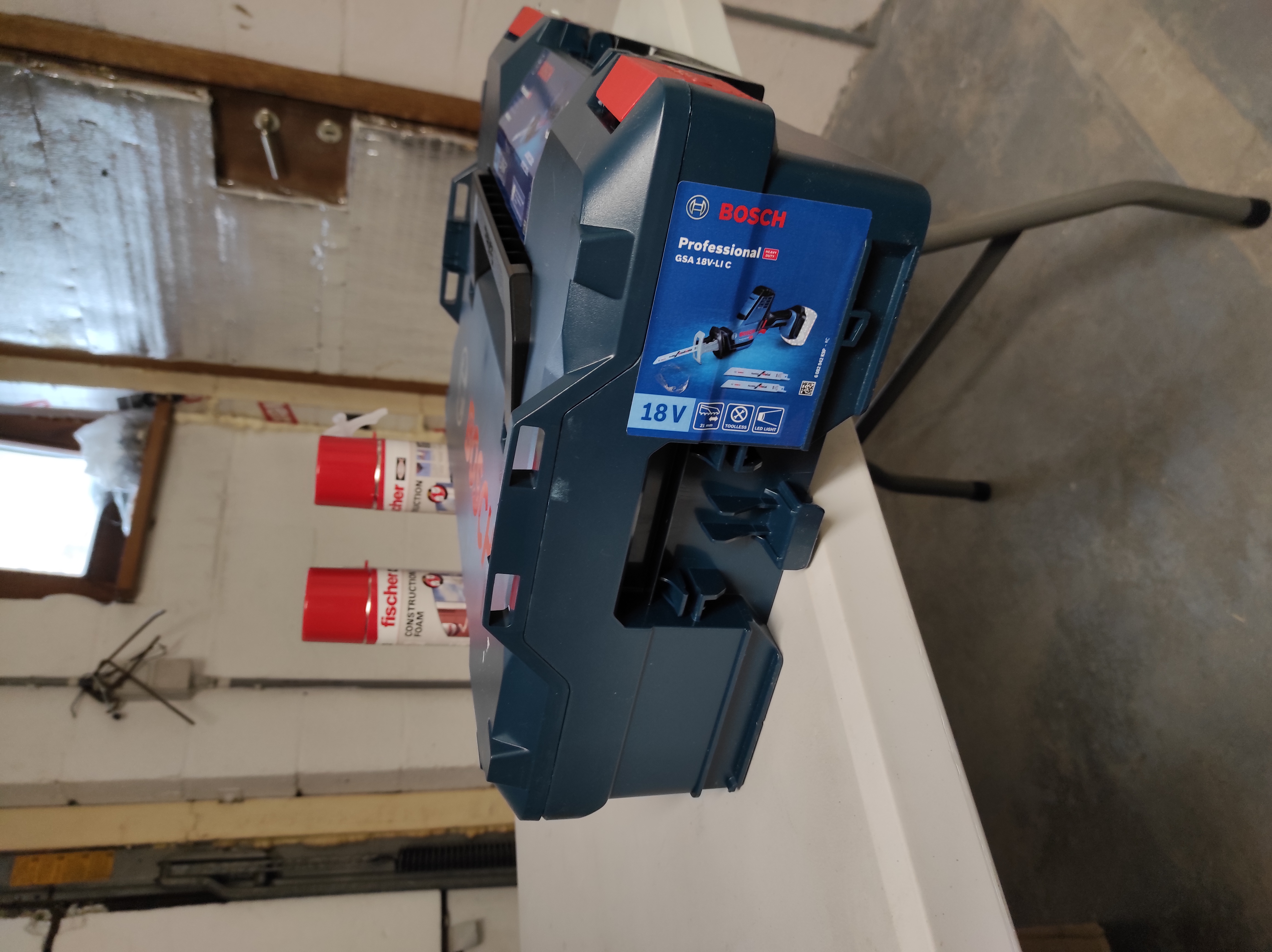 Bosch GSA 18 V-LI C scie sabre 18V L-BOXX 3 lames