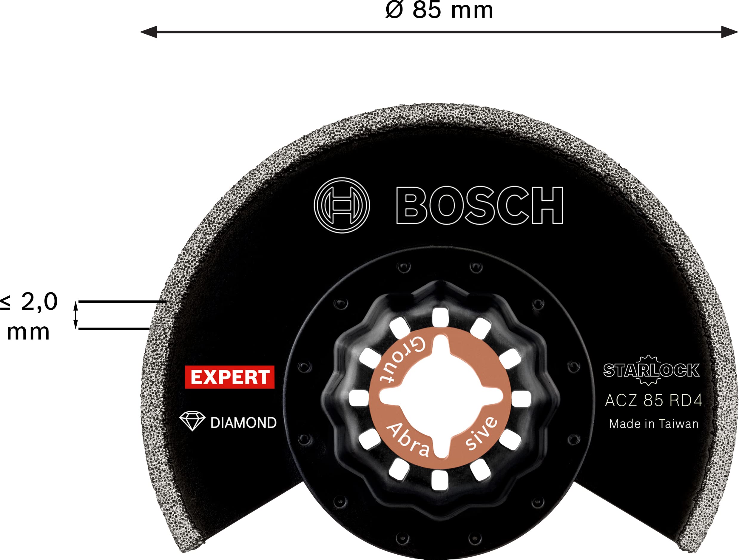 Bosch EXPERT ACZ 85 RD4 lame multifonction diamant 85 mm