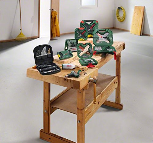 Bosch X-Line coffret 100 pièces titane bois pierre métal