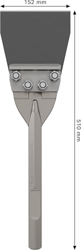 Bosch Pro HEX 28 grattoir sol 152x510 mm acier