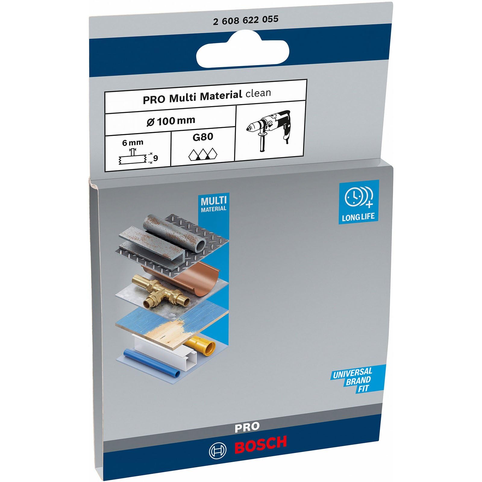 Bosch Pro brosse circulaire nylon 100 mm queue 6 mm