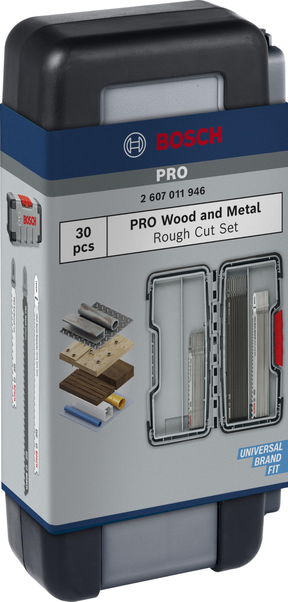 Bosch PRO Wood Metal Kit 30 lames sauteuse 100mm