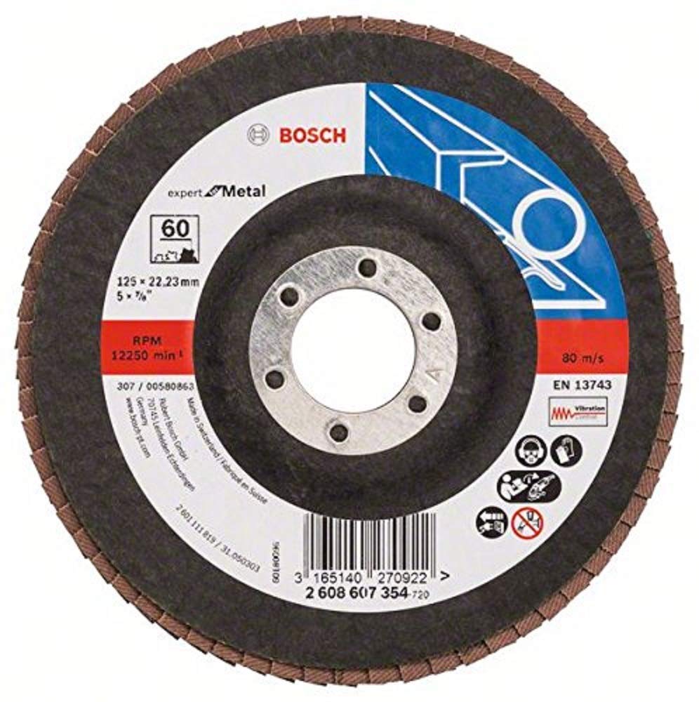 Bosch X551 Plateau à lamelles 125 mm grain 120 métal