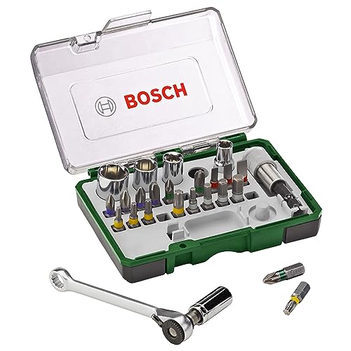 Bosch 2607017160 coffret cliquet 27 pièces code couleur