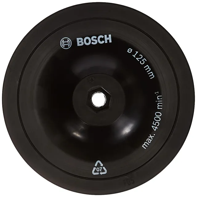 Bosch Abrasifs 2609256281 plateau de ponçage 125 mm perceuse
