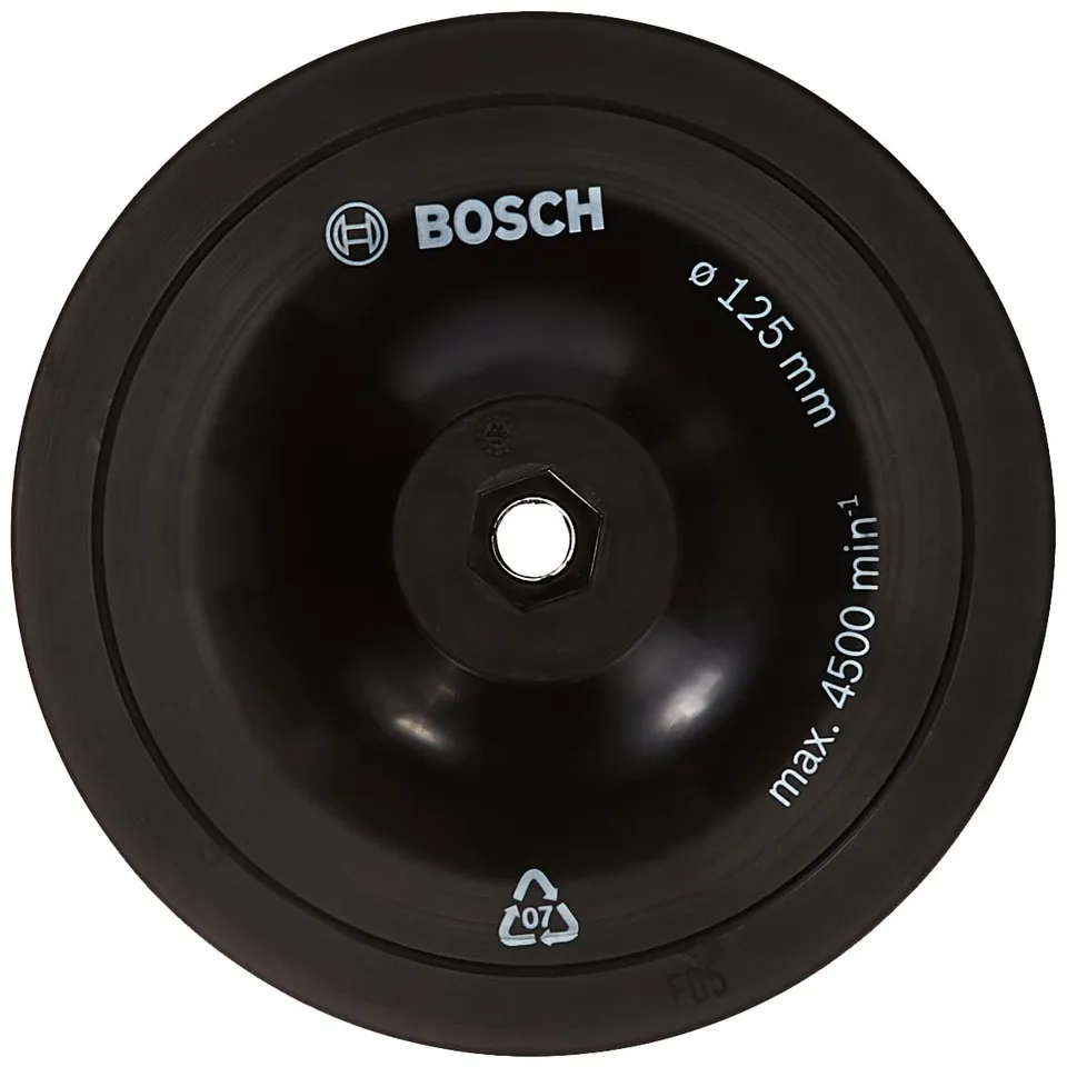 Bosch Abrasifs 2609256281 plateau de ponçage 125 mm perceuse
