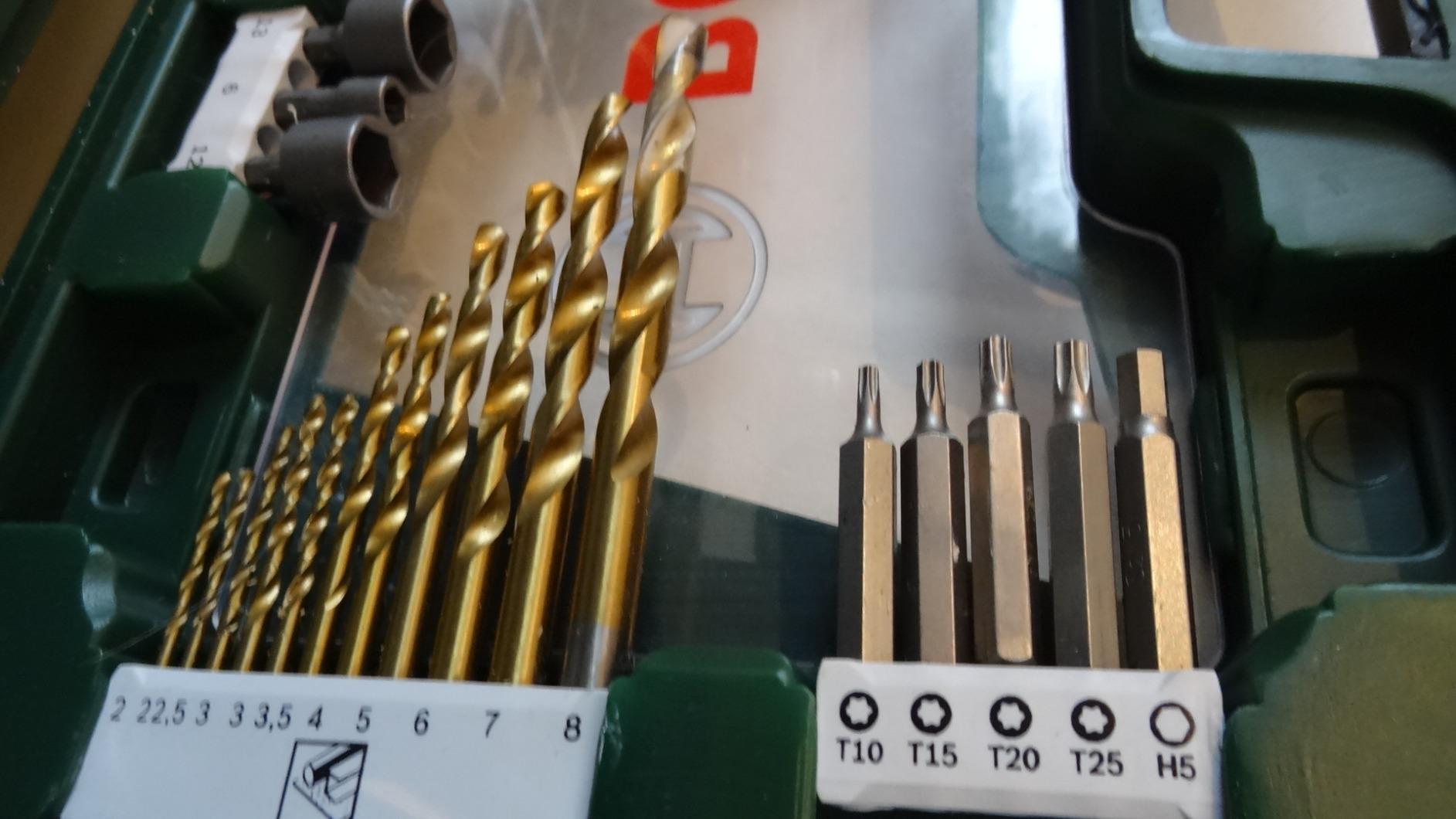 Bosch V-Line coffret forets embouts 91 pièces titane