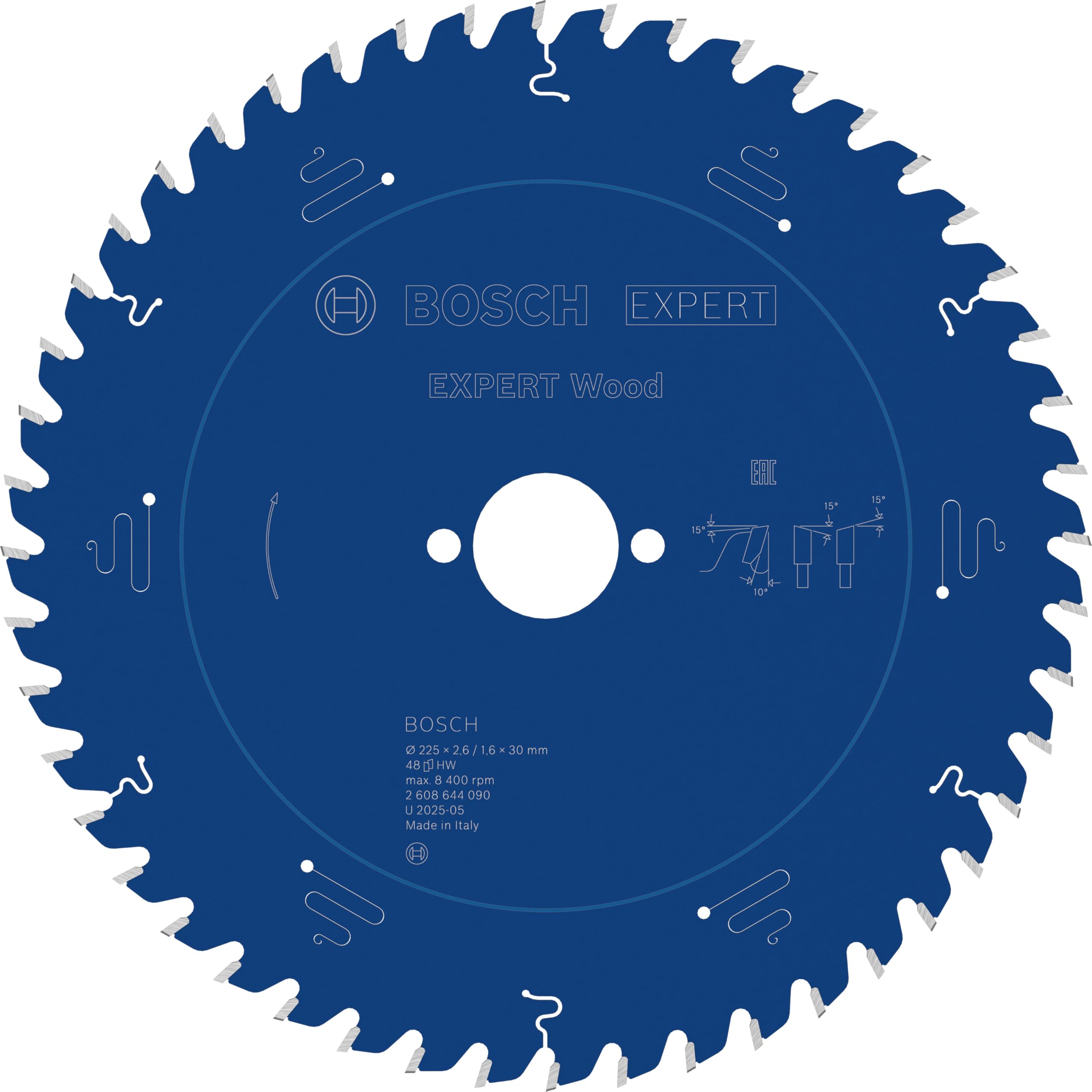 Bosch EXPERT Wood Lame scie circulaire 225 mm T32