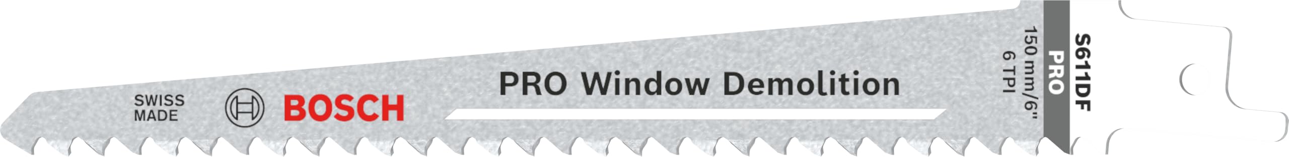 Bosch PRO Window S611DF lame scie sabre x100 démolition