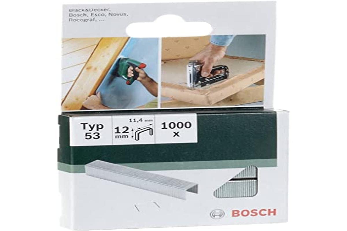 Bosch Agrafes Type 53 10 mm Boîte 1000 Agrafeuse