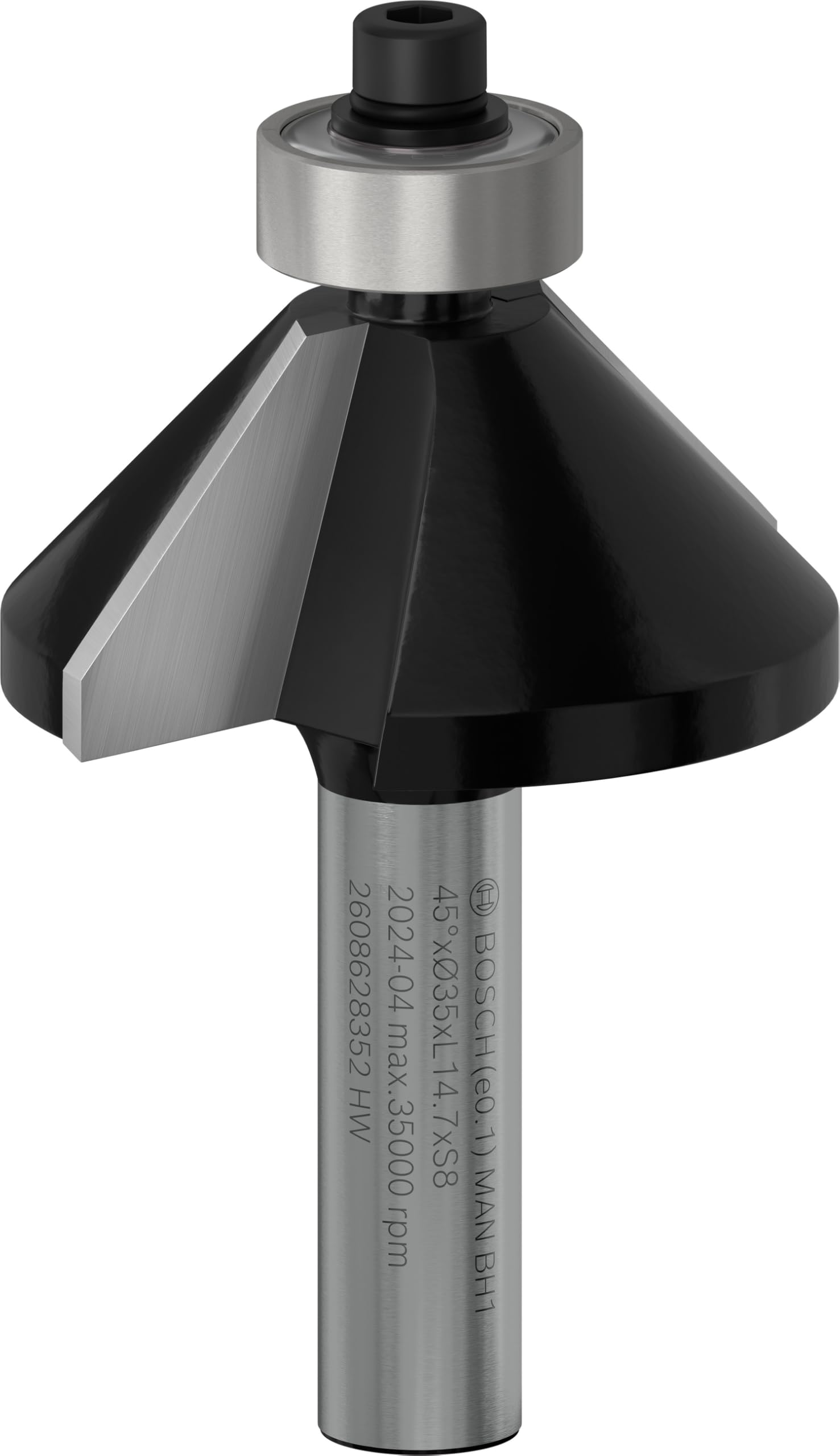 Bosch Fraise à chanfreiner 45° 8mm bois carbure
