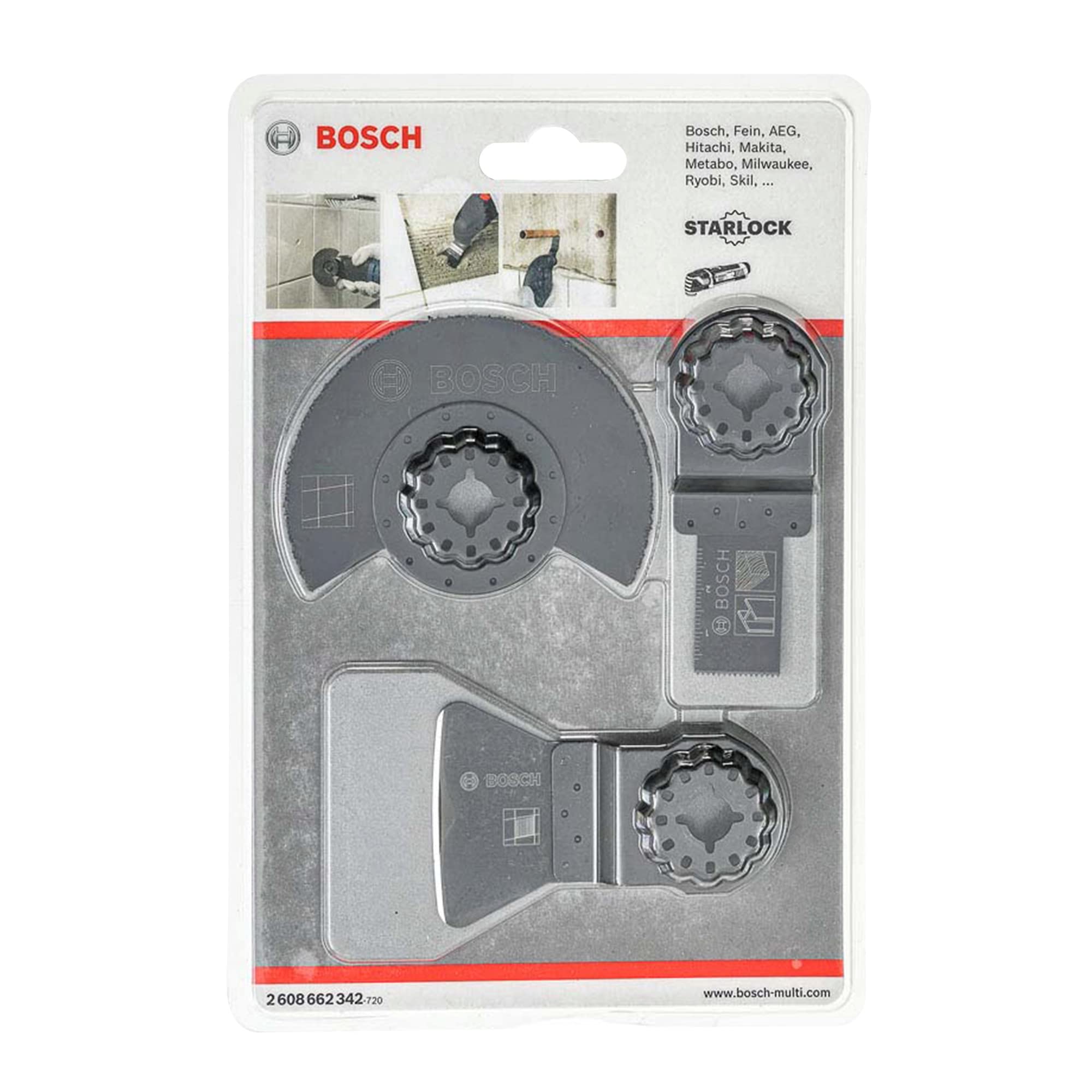 Bosch Coffret Carreleur Multifonction AIZ ATZ ACZ 3 pcs