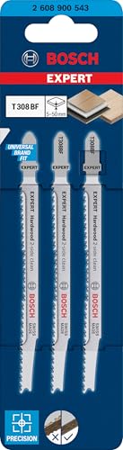 Bosch Expert T308BF lame scie sauteuse bois dur lot 3