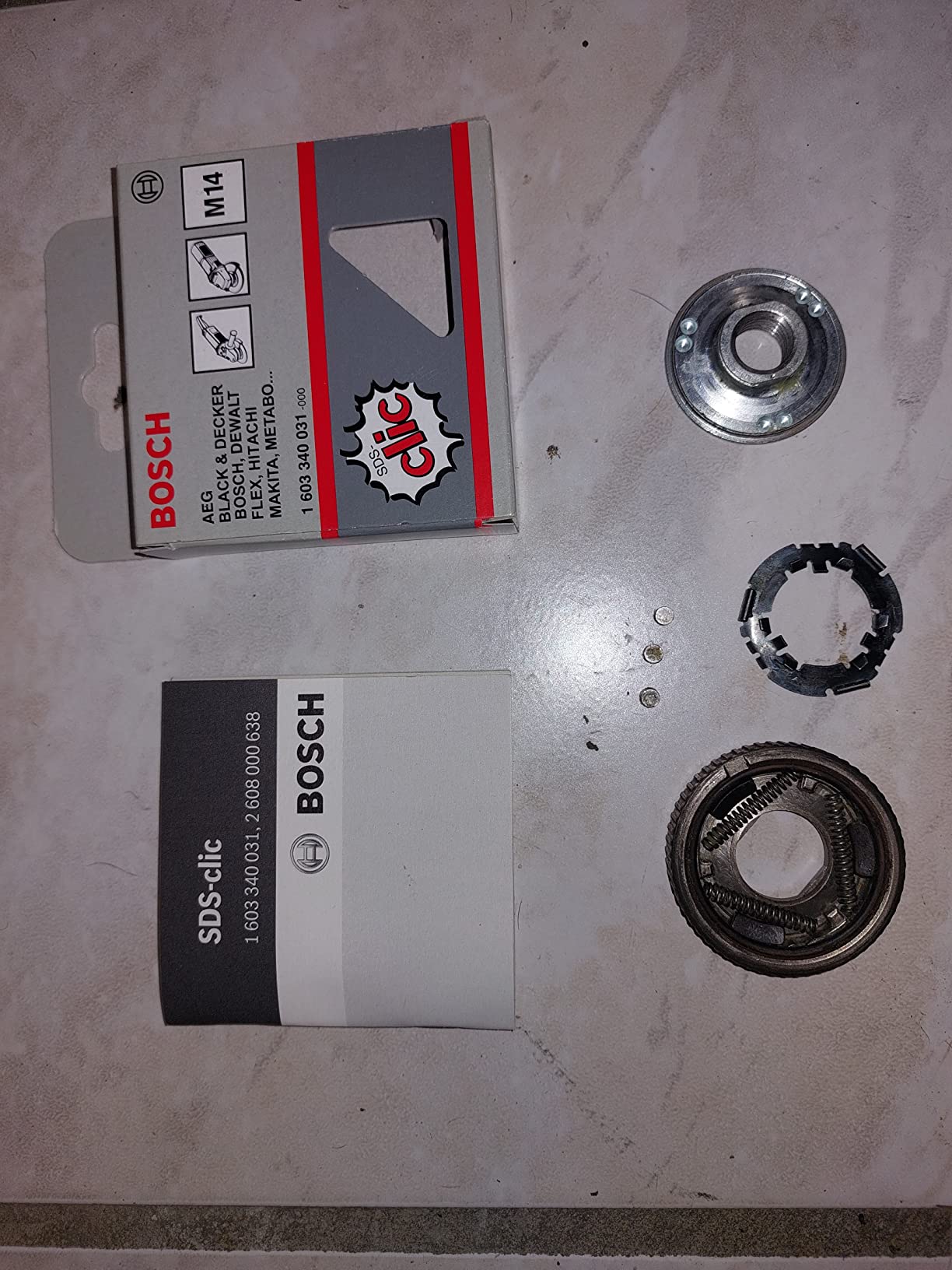 Bosch SDS Clic écrou rapide M14 meuleuse d'angle