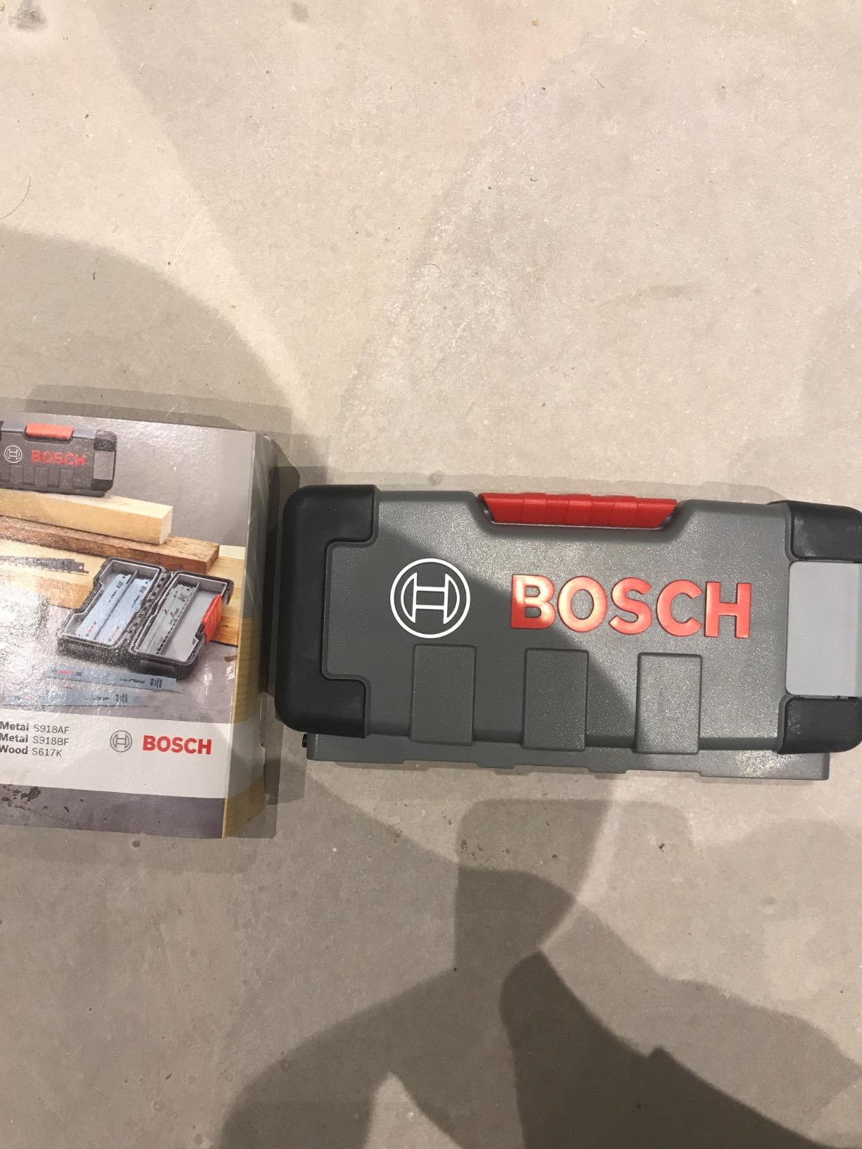 Bosch Set 15 lames scie sabre bois métal ToughBox