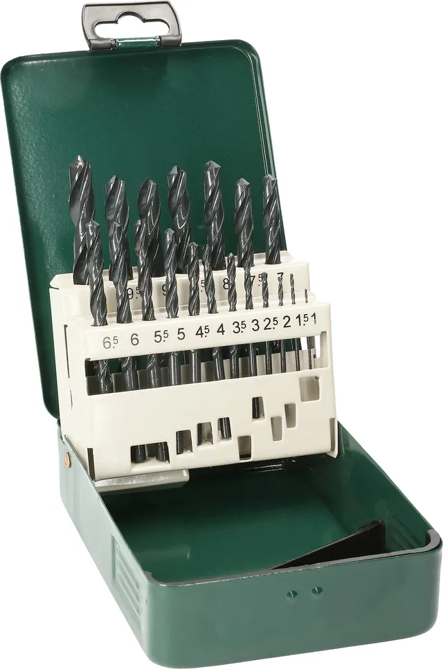 Bosch coffret 19 mèches HSS-R métal 1-10 mm gris perceuse