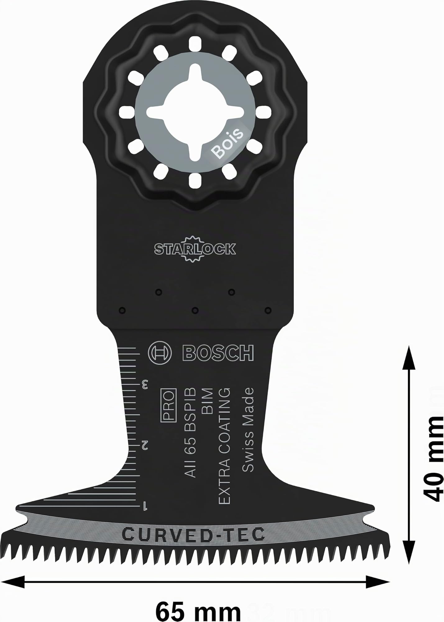 Bosch Accessoires PRO AII 65 BSPIB lame 65 mm bois dur