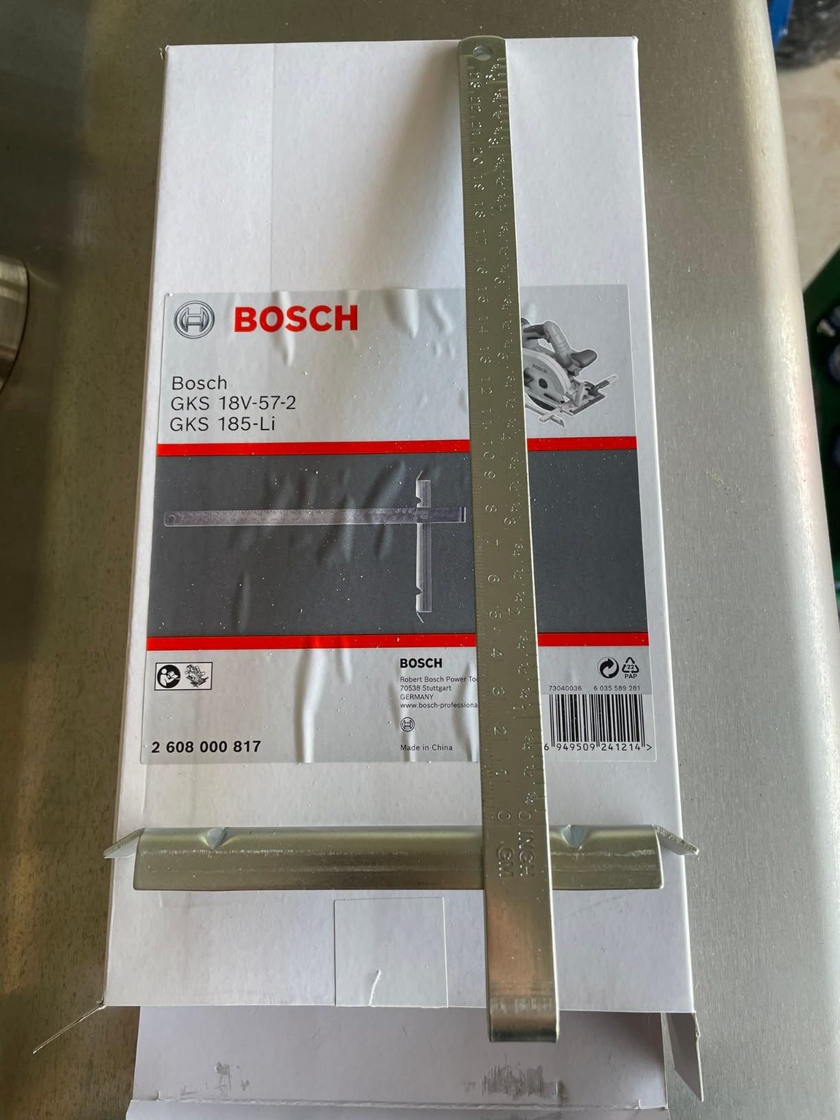 Bosch Supports guide parallèle GKS 18V-57-2 coupe