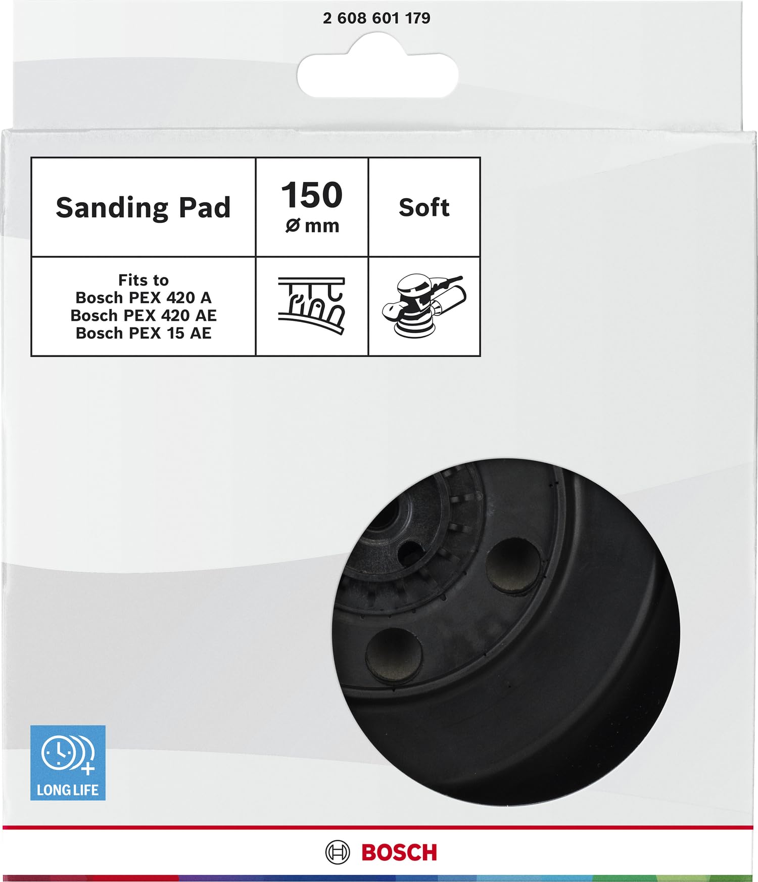 Bosch plateau ponçage souple 150 mm ponceuse excentrique