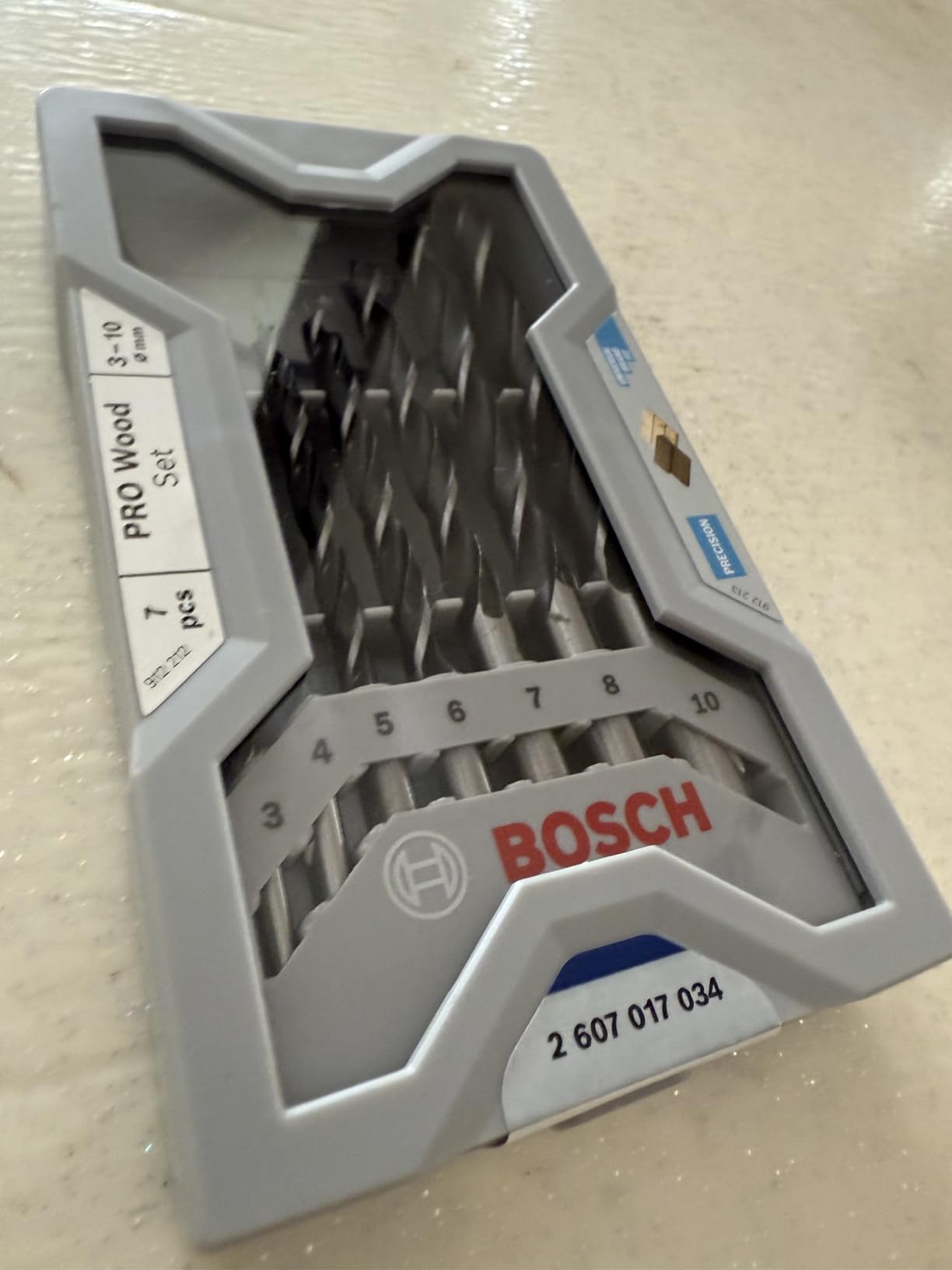 Bosch PRO Wood coffret forets bois 7 pièces 3-10 mm