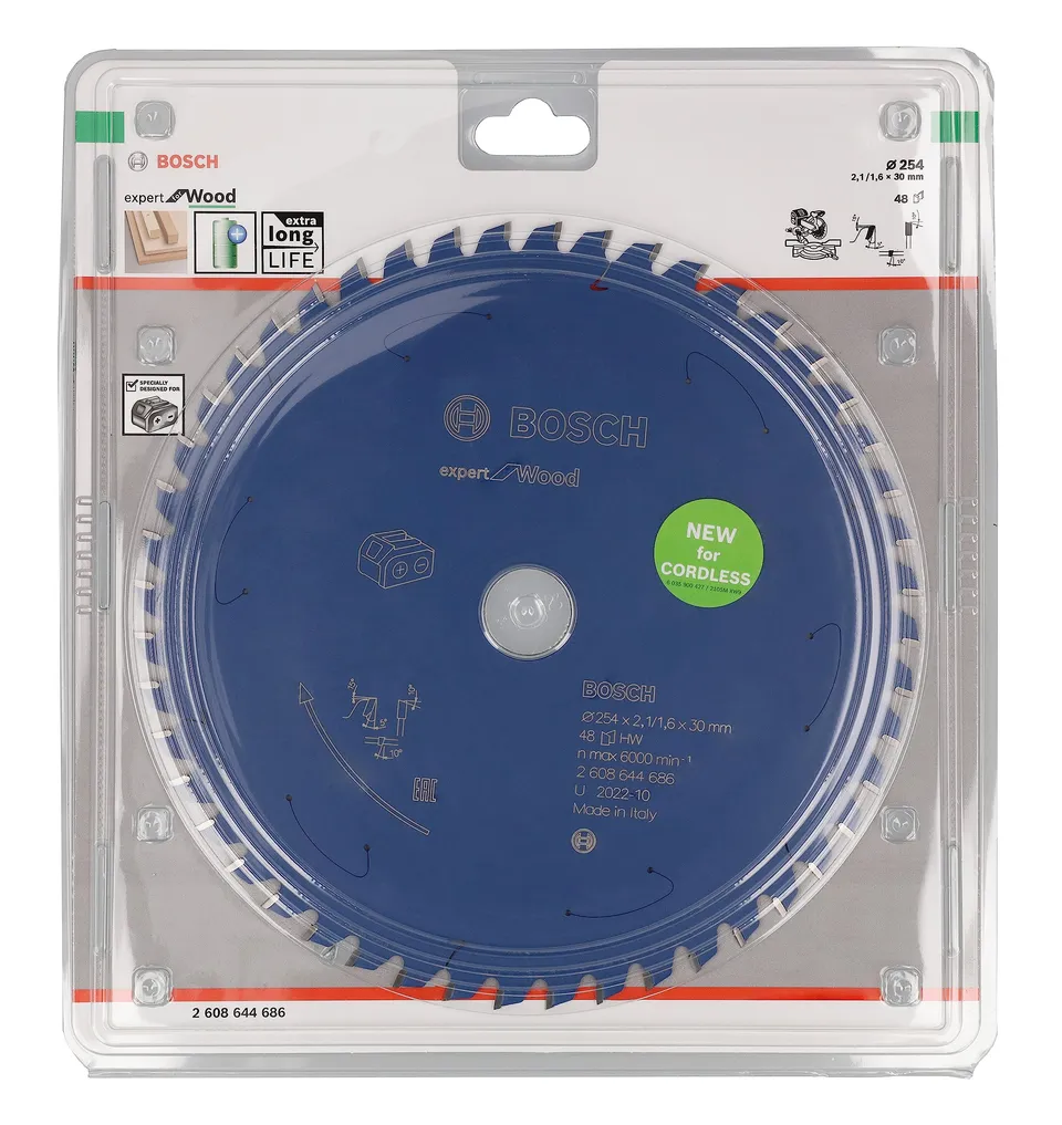 Bosch Expert for Wood lame 254x30 mm 48 dents