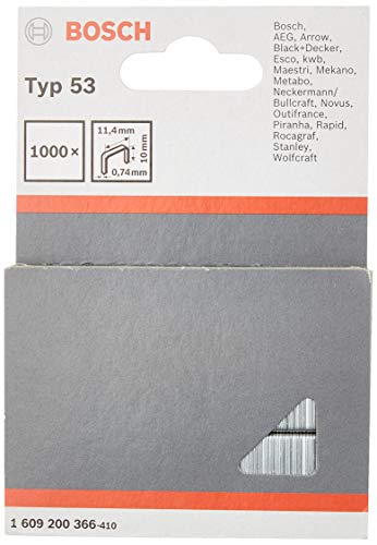 Bosch Agrafes fil fin 53/10 10 mm x1000 tissu