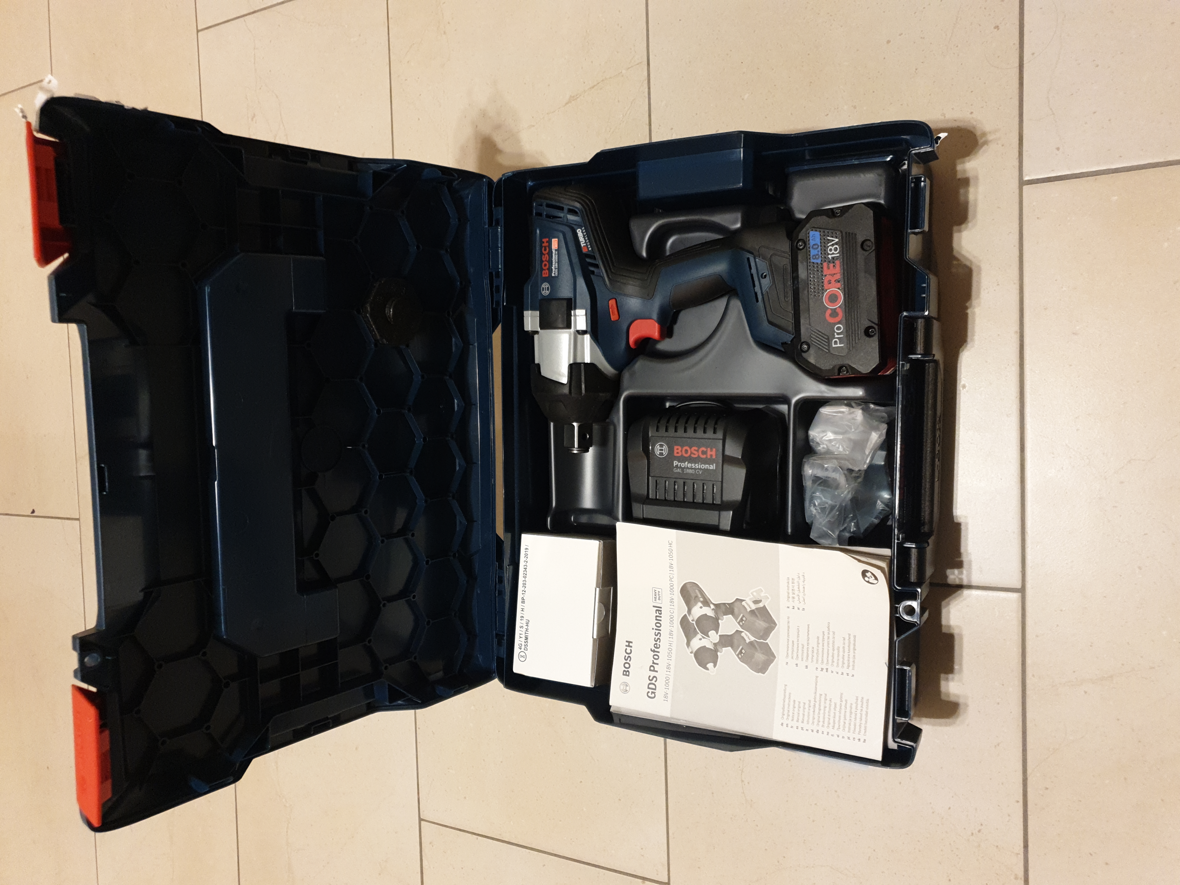 Bosch GDS 18V-1050 H boulonneuse 18V 1050 Nm 2x8,0Ah