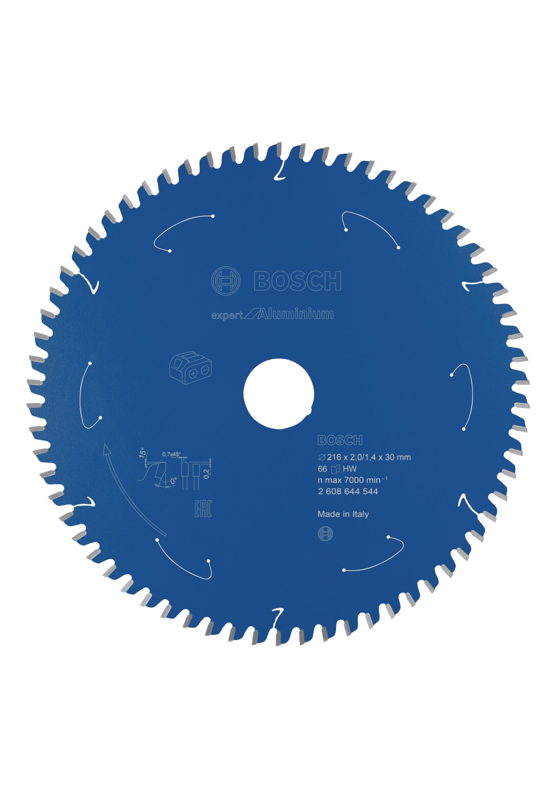 Bosch Expert Lame circulaire alu 216x30 66 dents