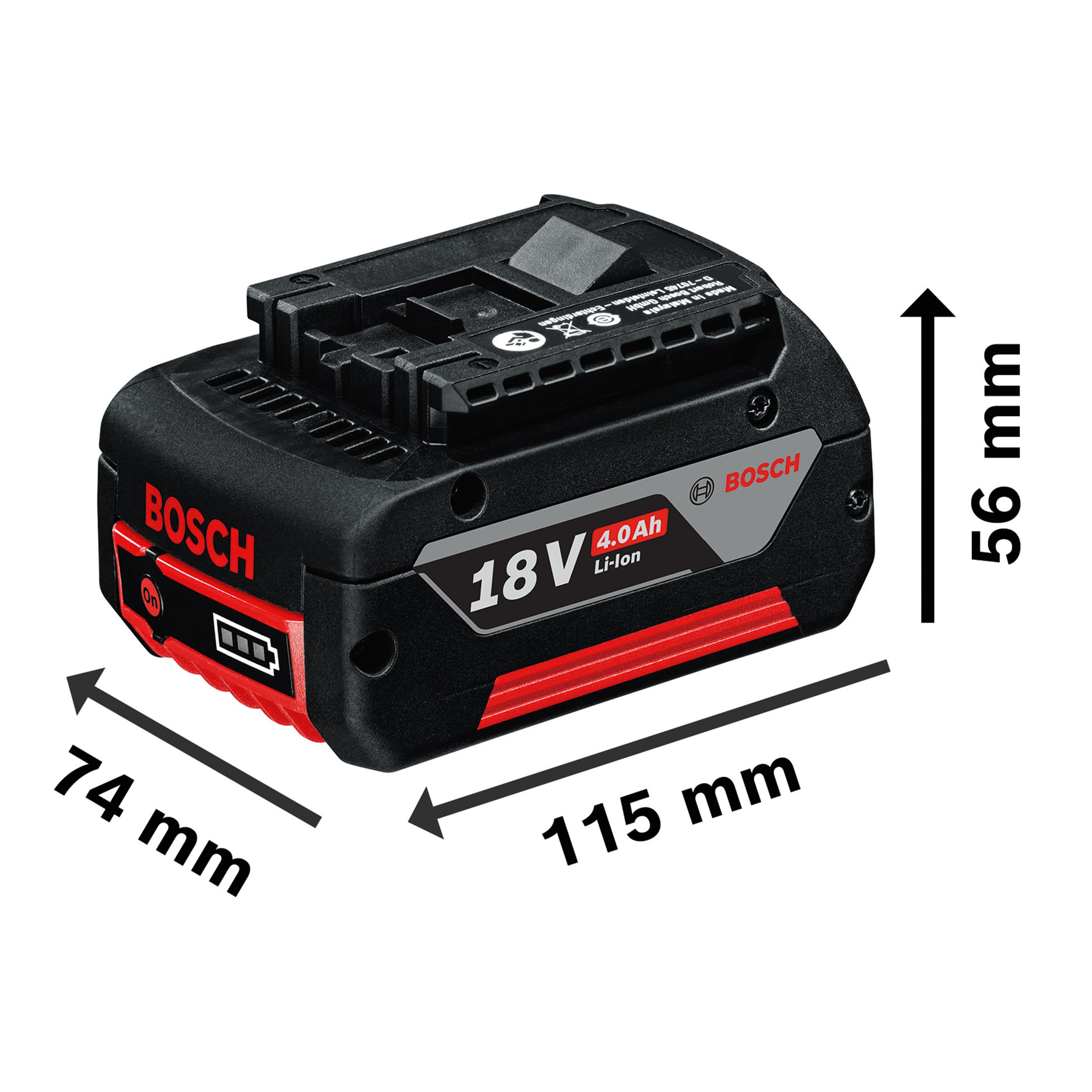Bosch GBA 18V 4.0Ah batterie 18V 4,0 Ah Professional