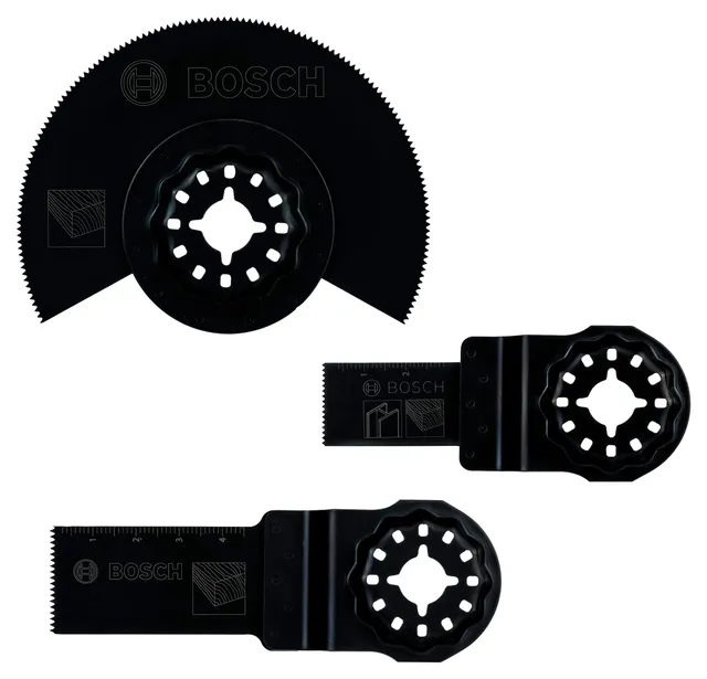 Bosch 2607017323 Set 3 Lames Outil Multifonction Bois et Métal