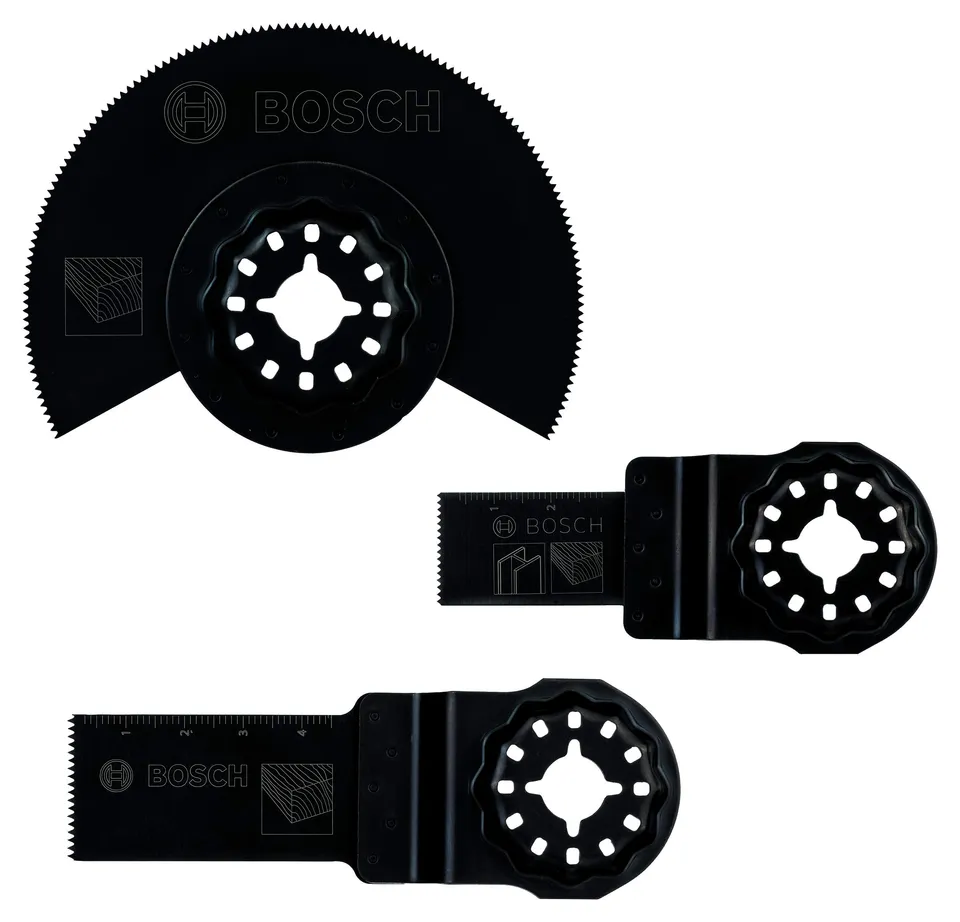 Bosch 2607017323 Set 3 Lames Outil Multifonction Bois et Métal
