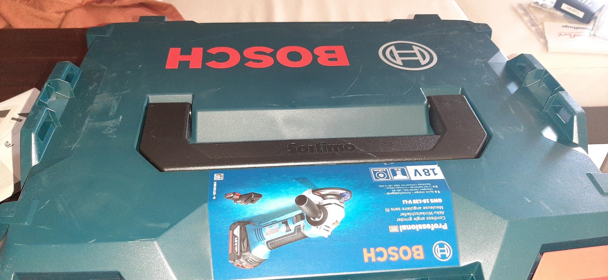 Bosch GWS 18-125 V-LI meuleuse 125 mm 2x4,0 Ah L-Boxx