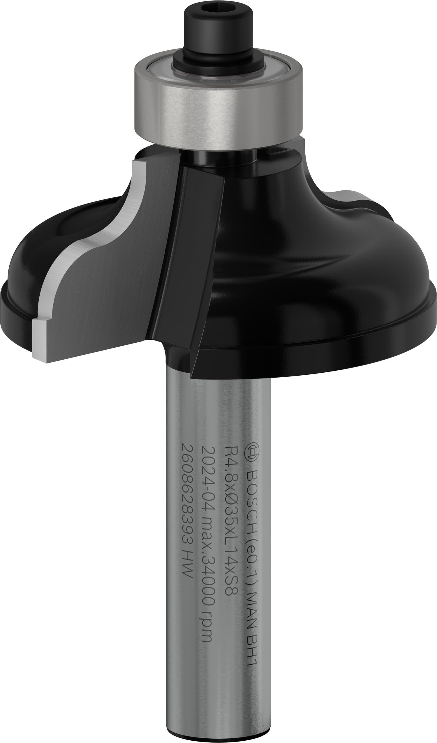 Bosch Fraise à doucine PRO R4,8mm queue 8mm bois
