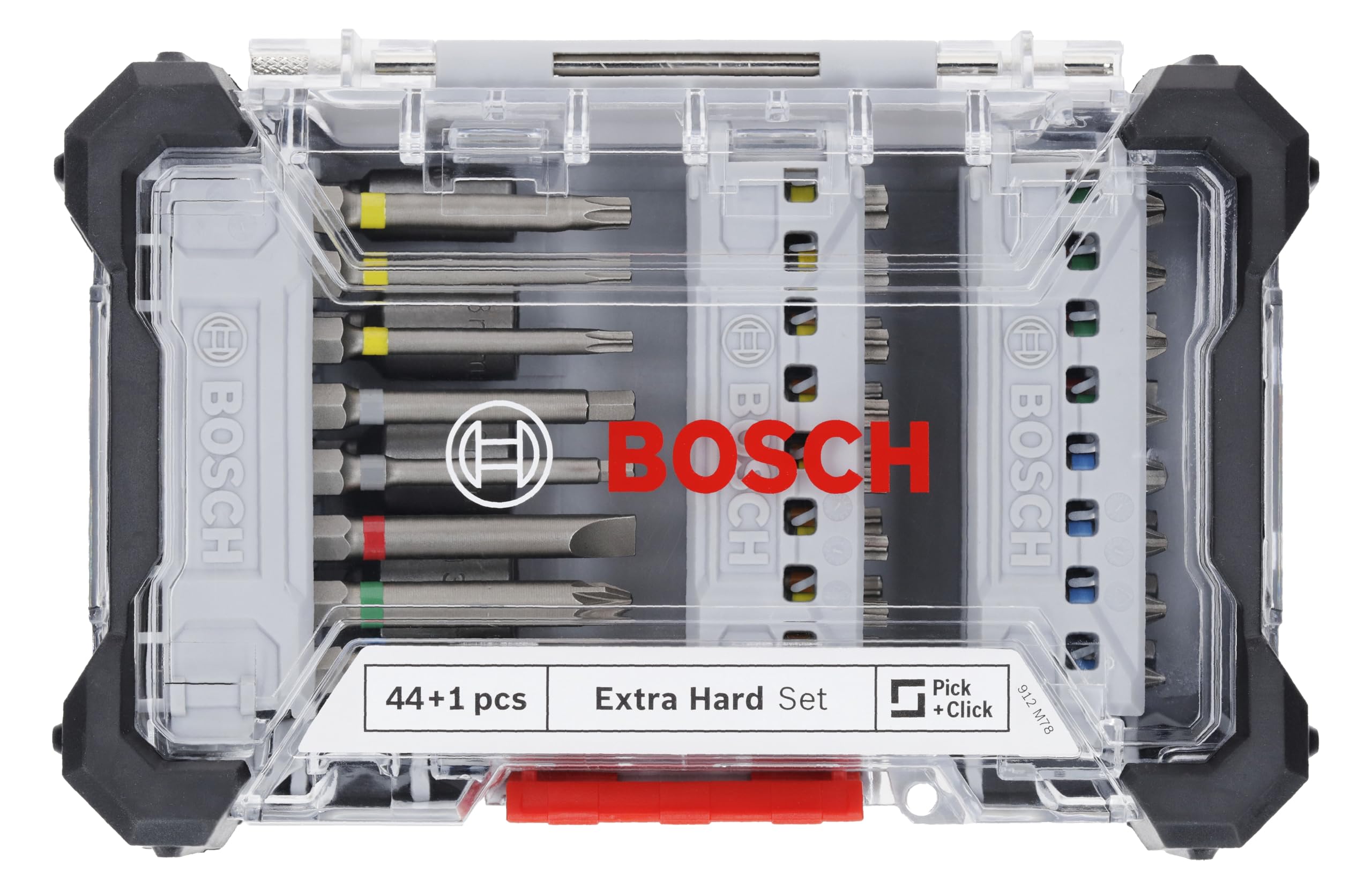 Bosch Extra Hard coffret embouts 45 pcs PH PZ acier S2