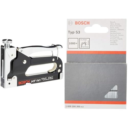 Bosch HT 14 agrafeuse manuelle bois + 1000 agrafes type 53 10 mm