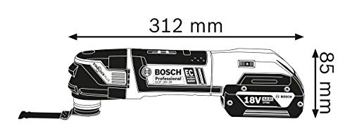 Bosch Professional GOP 18V-28 multitool 18V 2x4,0 Ah